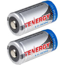 Tenergy RCR123A Rechargeable 3V 600mAh Lithium-Ion Battery
