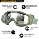 Valken Tactical TANGO Thermal Full Seal Airsoft Goggle Set