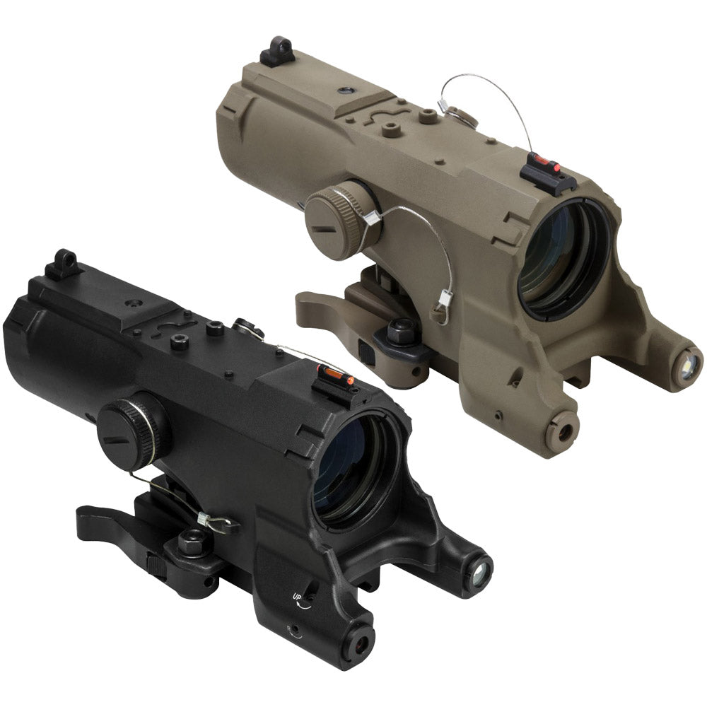 VISM ECO 4x34 Scope w/ Green Laser & LED Nav Lights by NcSTAR ...