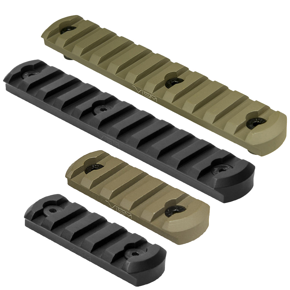 VISM KeyMod Picatinny Accessory Rail Mount by NcSTAR | AirsoftNMore.com
