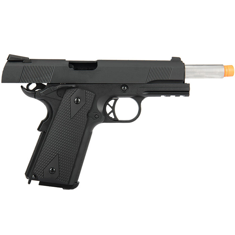 WE-Tech Full Metal 1911 KB Custom Airsoft Gas Blowback Pistol with Railed  Frame, Airsoft Guns, Gas Airsoft Pistols -  Airsoft Superstore