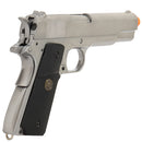 WE TECH Full Metal 1911 Silver Custom Gas Blowback Airsoft Pistol