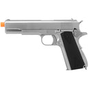 WE TECH Full Metal 1911 Silver Custom Gas Blowback Airsoft Pistol