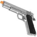 WE TECH Full Metal 1911 Silver Custom Gas Blowback Airsoft Pistol