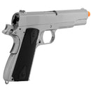 WE TECH Full Metal 1911 Silver Custom Gas Blowback Airsoft Pistol