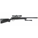 UKARMS MK51 Bolt Action Airsoft Sniper Rifle w/ Red Dot Sight & Bipod