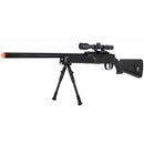 UKARMS MK51 Bolt Action Airsoft Sniper Rifle w/ Red Dot Sight & Bipod