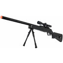 UKARMS MK51 Bolt Action Airsoft Sniper Rifle w/ Red Dot Sight & Bipod