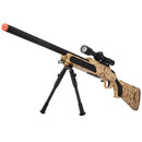 UKARMS MK51 Bolt Action Airsoft Sniper Rifle w/ Red Dot Sight & Bipod