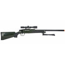 UKARMS MK51 Bolt Action Airsoft Sniper Rifle w/ Red Dot Sight & Bipod