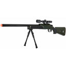 UKARMS MK51 Bolt Action Airsoft Sniper Rifle w/ Red Dot Sight & Bipod