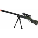 UKARMS MK51 Bolt Action Airsoft Sniper Rifle w/ Red Dot Sight & Bipod