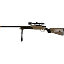 UKARMS MK51 Bolt Action Airsoft Sniper Rifle w/ Red Dot Sight & Bipod