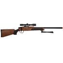 UKARMS MK51 Bolt Action Airsoft Sniper Rifle w/ Red Dot Sight & Bipod