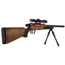 UKARMS MK51 Bolt Action Airsoft Sniper Rifle w/ Red Dot Sight & Bipod