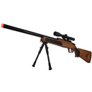 UKARMS MK51 Bolt Action Airsoft Sniper Rifle w/ Red Dot Sight & Bipod