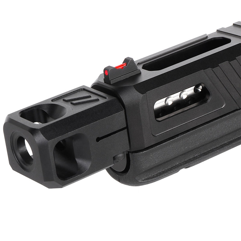 ZEV V2 PRO Compensator for Gas Blowback Airsoft Pistols by PTS