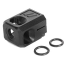 ZEV V2 PRO Compensator for Gas Blowback Airsoft Pistols by PTS