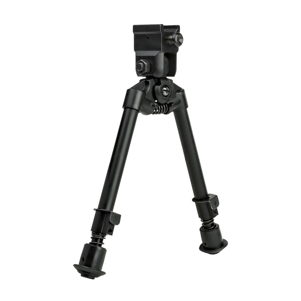 Adjustable Picatinny Spring Return Foldable Hunting Rifle Bipod With Barrel Mount