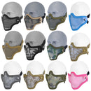 Lancer Tactical Airsoft Lower Face Steel Mesh Half Mask