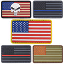 Lancer Tactical US Flag Hook & Loop Airsoft PVC Morale Patch