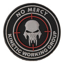 Lancer Tactical No Mercy Kinetic Working Group PVC Hook & Loop Morale Patch