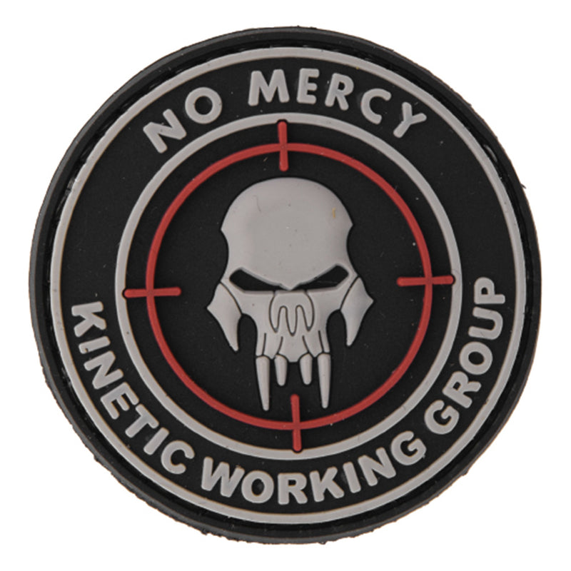 Lancer Tactical No Mercy Kinetic Working Group PVC Hook & Loop Morale Patch