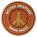Lancer Tactical Better Weapons More Peace PVC Hook & Loop Morale Patch