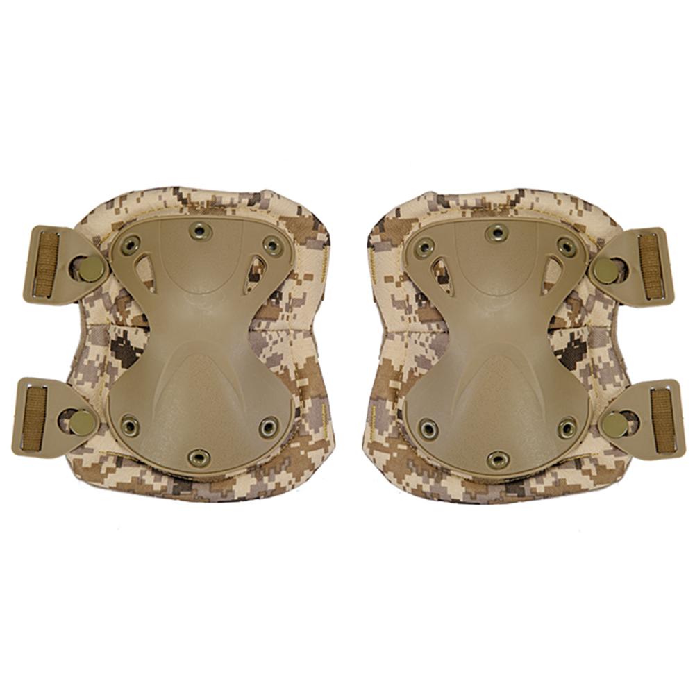 Lancer Tactical Quick Release Airsoft Knee Pad Set Black