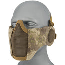 Lancer Tactical Elite Lower Face Steel Mesh Mask w/ Ear Protection by WOSPORT