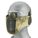 Lancer Tactical Elite Lower Face Steel Mesh Mask w/ Ear Protection by WOSPORT