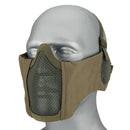 Lancer Tactical Elite Lower Face Steel Mesh Mask w/ Ear Protection by WOSPORT