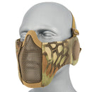 Lancer Tactical Elite Lower Face Steel Mesh Mask w/ Ear Protection by WOSPORT