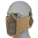 Lancer Tactical Elite Lower Face Steel Mesh Mask w/ Ear Protection by WOSPORT
