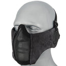 Lancer Tactical Elite Lower Face Steel Mesh Mask w/ Ear Protection by WOSPORT