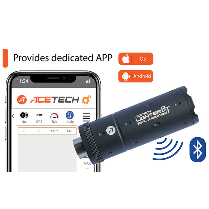 ACETECH Lighter BT トレーサー Bluetooth対応　未使用 AceTech LIGHTER BT Compact Rechargable Bluetooth Airsoft Tracer