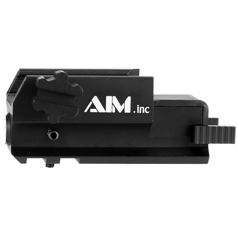 AIM Sports Full Metal 5mW Low Profile Tactical Green Laser Pistol Sight