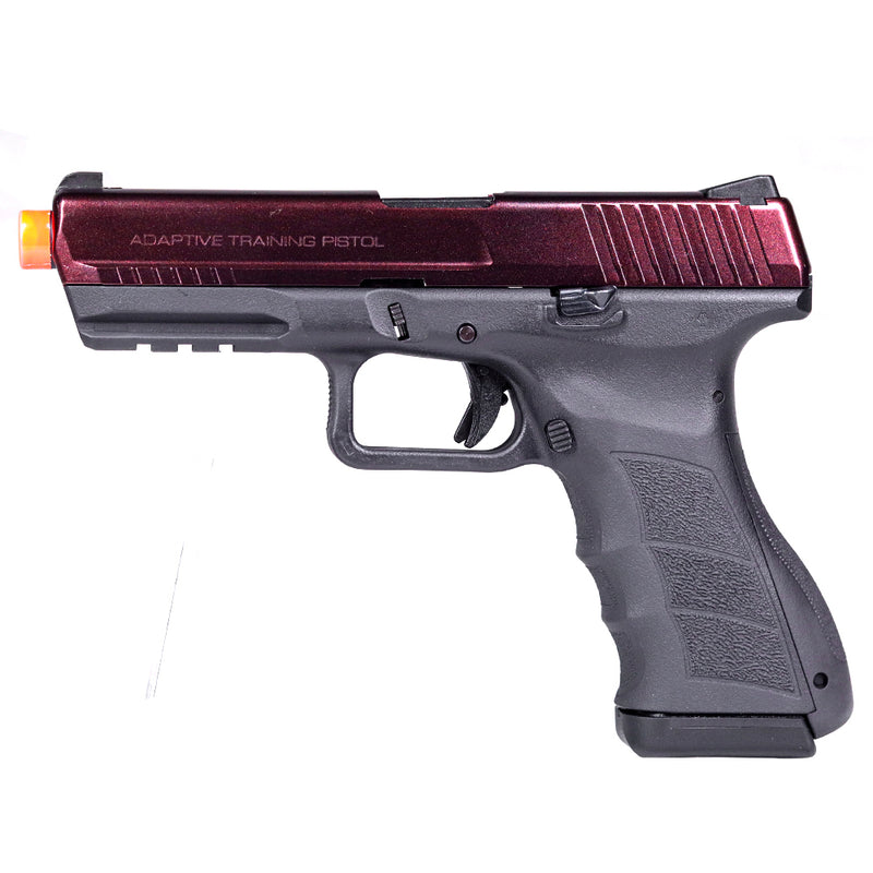 ANM CUSTOMS Cerakote KWA ATP-LE Tactical GBB Airsoft Pistol - Red Cherry