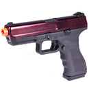 ANM CUSTOMS Cerakote KWA ATP-LE Tactical GBB Airsoft Pistol - Red Cherry