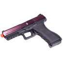 ANM CUSTOMS Cerakote KWA ATP-LE Tactical GBB Airsoft Pistol - Red Cherry
