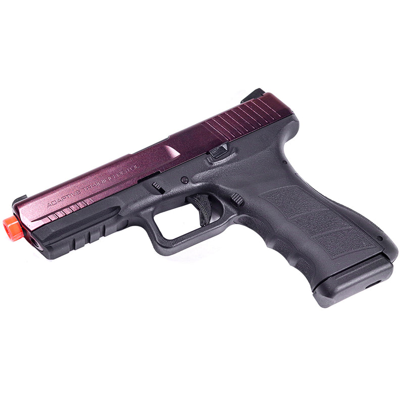 ANM CUSTOMS Cerakote KWA ATP-LE Tactical GBB Airsoft Pistol - Red Cherry