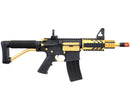 ANM CUSTOMS Cerakote Classic Army M15A4 RIS CQB PDW Airsoft Gun AEG Rifle - Gold Trim