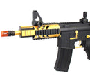 ANM CUSTOMS Cerakote Classic Army M15A4 RIS CQB PDW Airsoft Gun AEG Rifle - Gold Trim