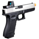 ANM CUSTOMS GLOCK 17 Gen4 GBB Airsoft Pistol w/ Micro Red Dot Sight