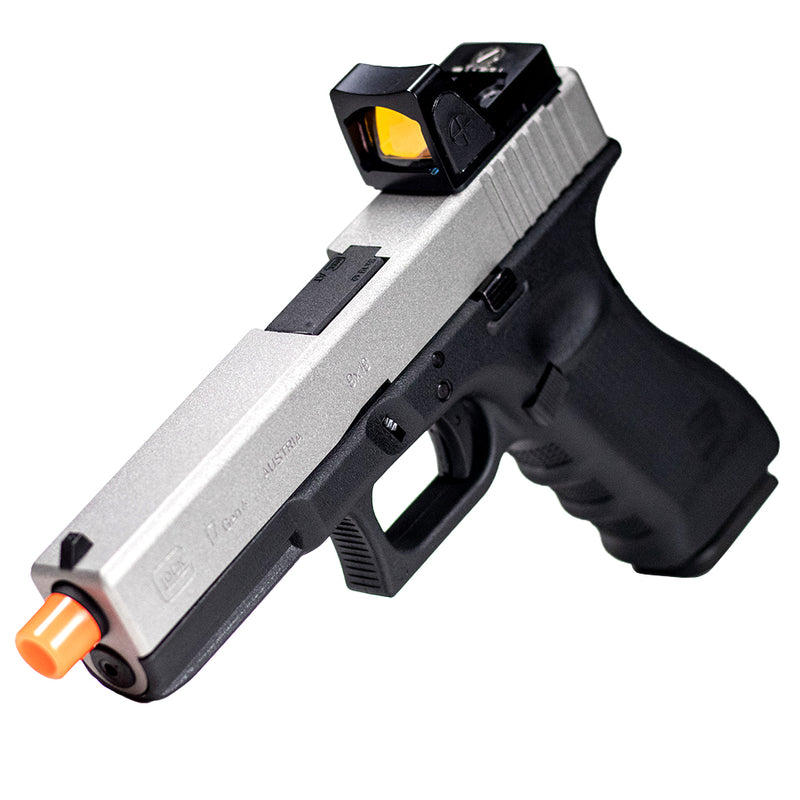ANM CUSTOMS GLOCK 17 Gen4 GBB Airsoft Pistol w/ Micro Red Dot Sight