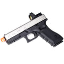 ANM CUSTOMS GLOCK 17 Gen4 GBB Airsoft Pistol w/ Micro Red Dot Sight