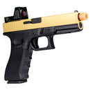 ANM CUSTOMS GLOCK 17 Gen4 GBB Airsoft Pistol w/ Micro Red Dot Sight