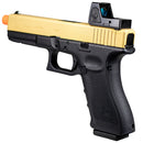 ANM CUSTOMS GLOCK 17 Gen4 GBB Airsoft Pistol w/ Micro Red Dot Sight