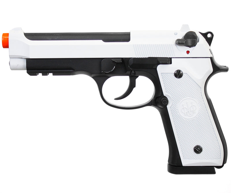 ANM CUSTOMS Cerakote UMAREX USA Beretta Mod. 92 A1 Full Auto Co2 GBB Airsoft Pistol by - White