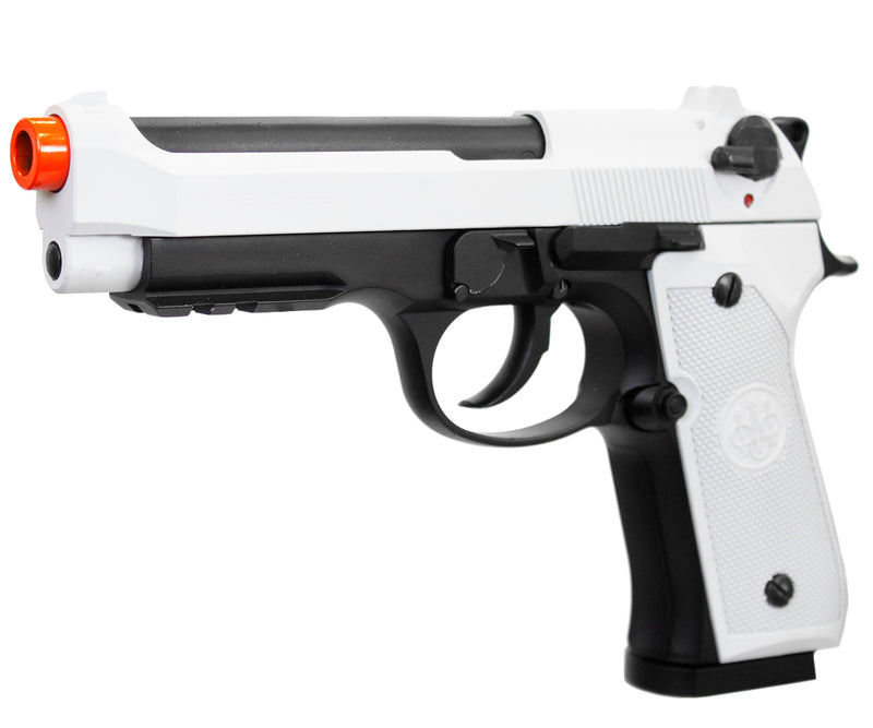 ANM CUSTOMS Cerakote UMAREX USA Beretta Mod. 92 A1 Full Auto Co2 GBB Airsoft Pistol by - White